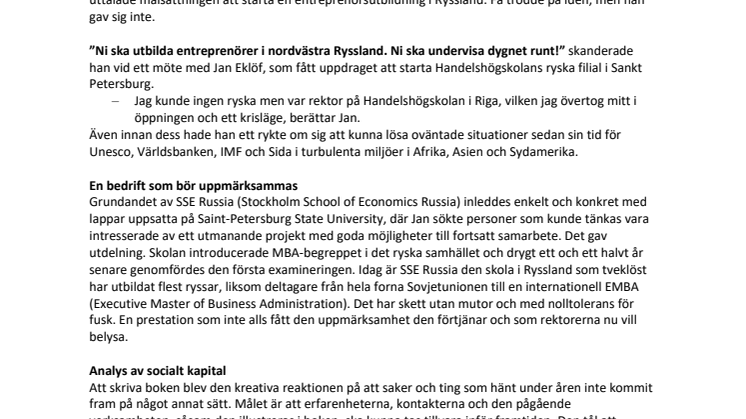 Intervju med författarna Jan Eklöf och Anders Liljenberg