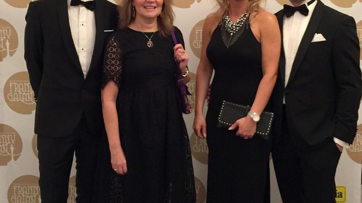 Wayne´s Coffees franchisetagare blev en av vinnarna på årets Frannygala