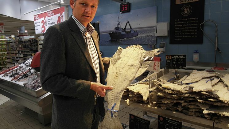 Rekordhøy torskefiskeksport i oktober