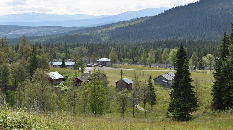 Fröå Gruva på baksidan av Åre skutan.