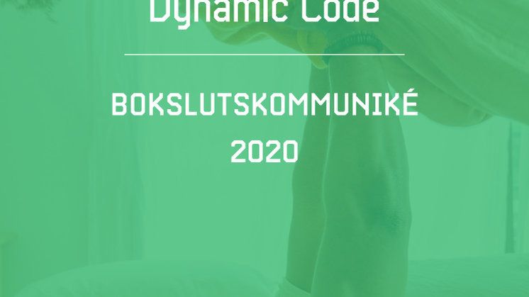 Bokslutskommuniké 2020