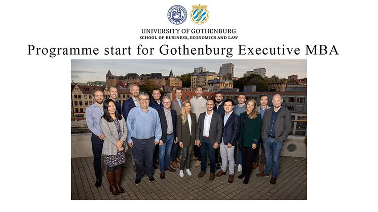 Programme start for Gothenburg Executive MBA 2021–2023!