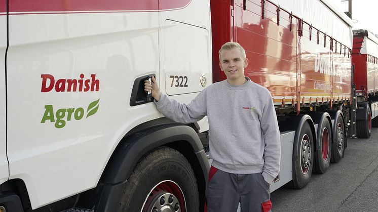 Magnus Johansen, chauffør i Danish Agro