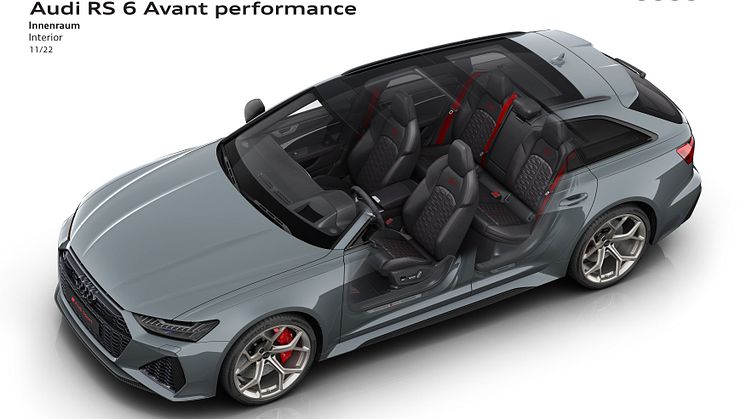 Audi RS 6 Avant performance teknologi