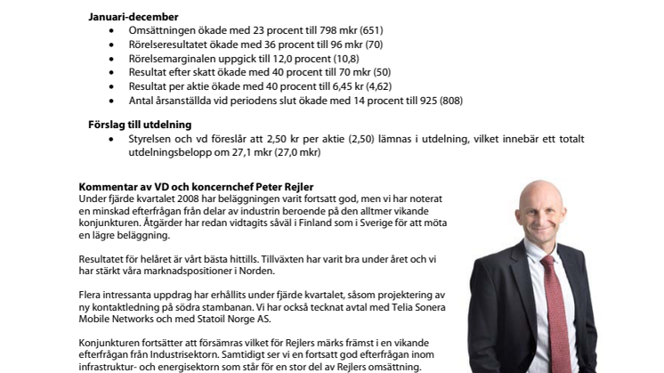 Bokslutskommuniké 2008