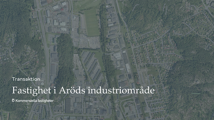 Varis Förvaltning förvärvar ytterligare en fastighet i Aröds industriområde, Göteborg