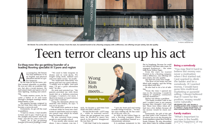 Evorich Flooring On Sunday Times 2013