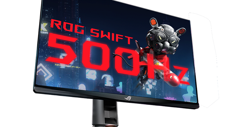 ASUS Republic of Gamers Announces ROG Swift 500Hz NVIDIA G-SYNC Esports Gaming Monitor with Reflex 2