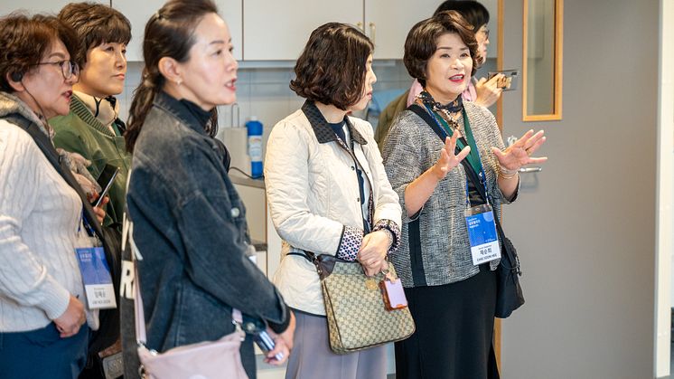 Koreanskt besök på förskola i Arlöv