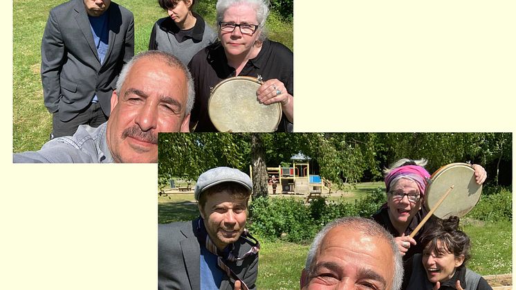 I teamet möter vi Kristian Almqvist, Jafer Taoun, Ann-Marie Erixon och Luz Rivas. FÖRE: Ingen förmåga att se allt det vackra på jorden. EFTER: Barnen har hjälpt oss se allt det vackra på jorden.
