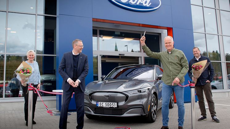 Einar Flåte, Norges første Mustang Mach-E eier, 2021