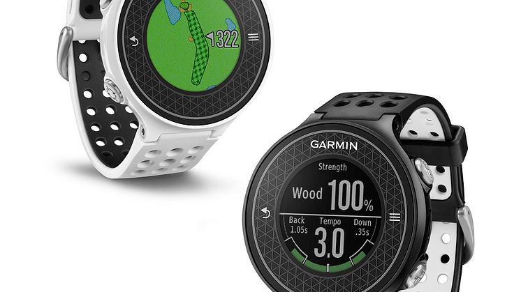 Garmin presenterar Approach S6. En slimmad golfklocka med banguide i färg.