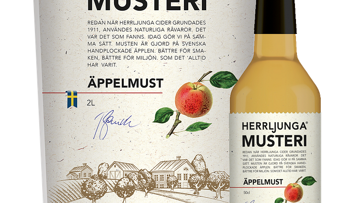 Äppelmust 2 l ståpåse & 50cl flaska