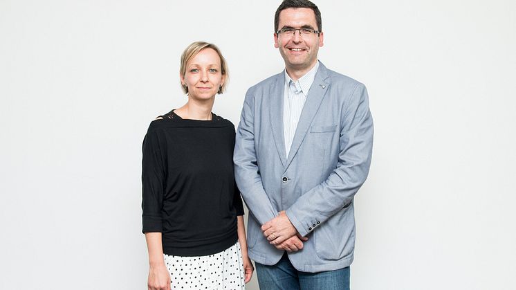 Levente Kovács, Vice Rector of Education at Óbuda University, and Gabriella Alexi, Unit Manager at Sigma Technology Hungary