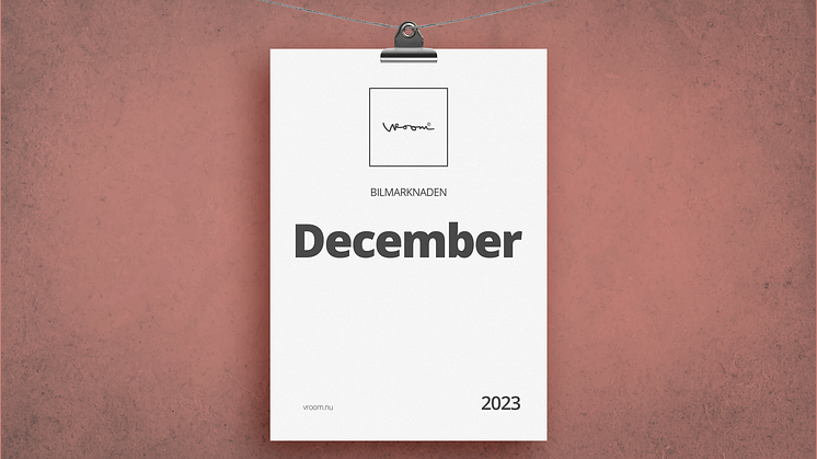 Bilmarknaden december 2023