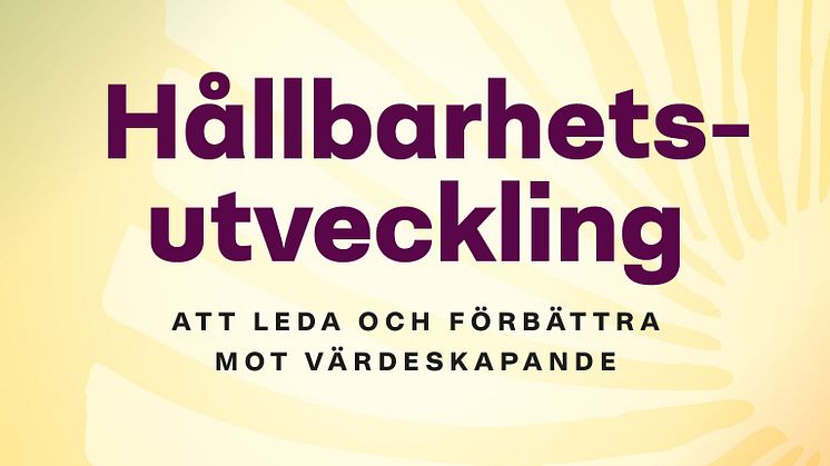 OmslagHållbarhetsutveckling hög
