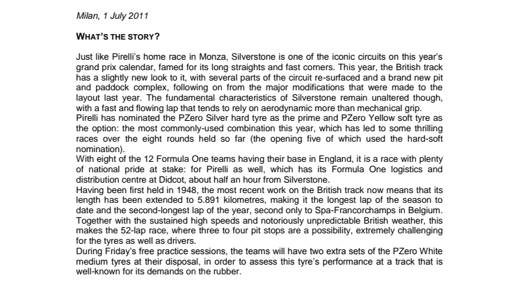 Storbritanniens GP på Silverstone 2011