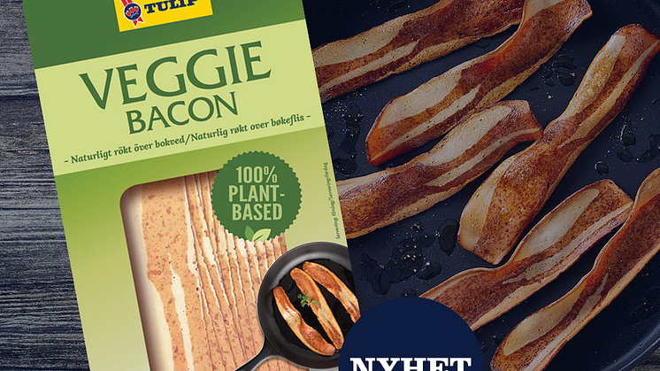 Danish Crown Foods Sweden lanserar vegetariskt bacon