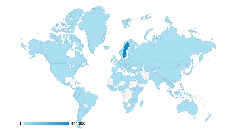 Svenskarna läser deklarationen över hela världen