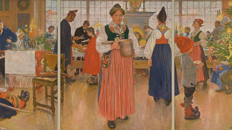 Nu är det jul igen - familjen Larssons familj, släkt och vänner samlas på Lilla Hyttnäs