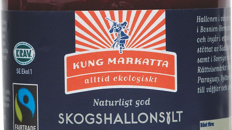 KRAV- och Rättvisemärkta sylter och marmelader – Kung Markatta breddar sitt Rättvisemärkta sortiment 