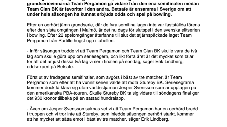 SM-bowling hela helgen i Jönköping 
