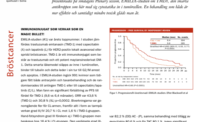 Överläkare Elisabet Lidbrink: Nya behandlingar för spridd HER2-positiv bröstcancer och spridd hormonpositiv bröstcancer, ASCO 2012