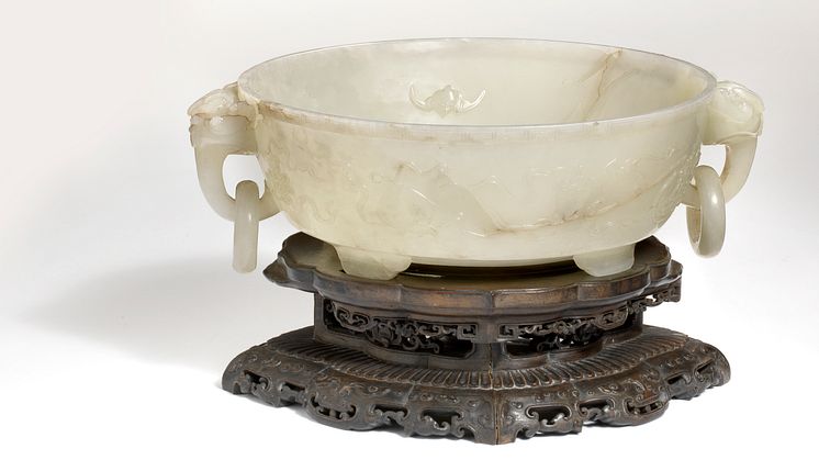 Chinese mutton fat jade bowl 