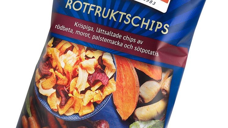 Kung Markatta relanserar ekologiska Rotfruktschips!