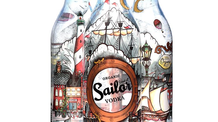 Prisbelönta svenska vodkan Good Ol´Sailor får ny design
