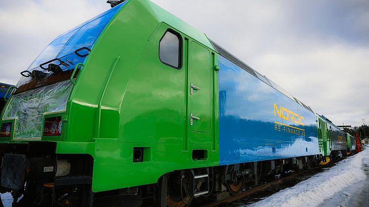 Lokverkstaden i Långsele är strategiskt  belägen vid norra stambanan. 