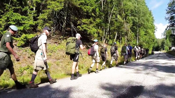 Veteranmarschens första etapp 2014