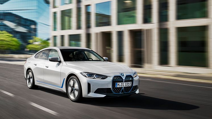 Elektrisk kjøreglede med erketypisk BMW-karakter: Helt nye BMW i4 eDrive40 og BMW i4 M50