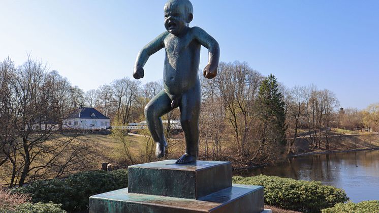 Sinnataggen er tilbake i Vigelandsparken