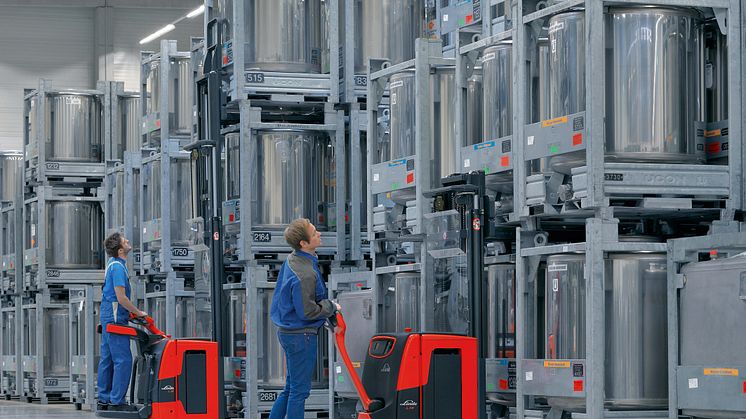 Ny generation stödbensstaplare från Linde Material Handling