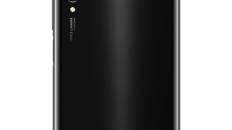 Huawei P Smart Pro Midnight Black backside 