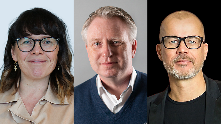 Marie Wirkestrand, B-O Hertz och Pierre Renhult, strategiexperter hos Nexer.