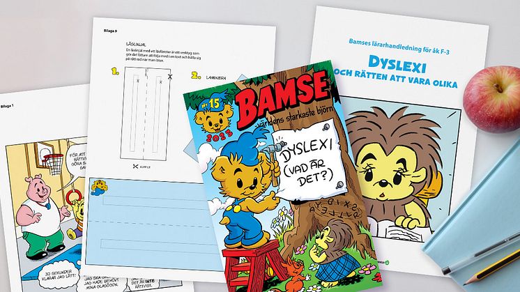 Tecknade favoriter ska öka kunskapen om dyslexi i skolan