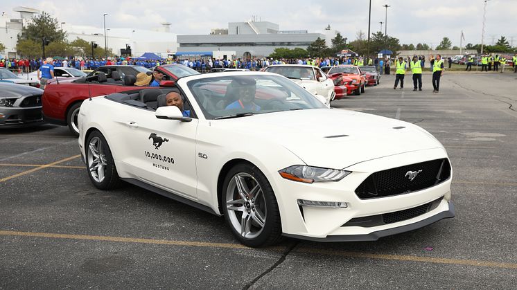 Ford Mustang nummer 10 millioner 2018