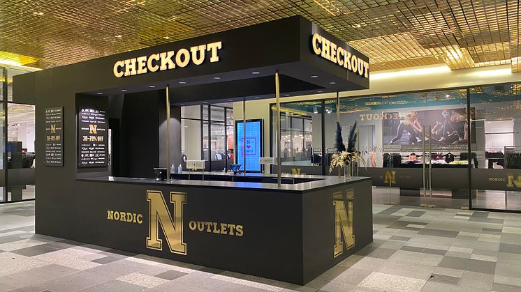 Nordic Outlets Malmös premiumvarumärken säljs i separata butiker med öppen planlösning och gemensam kassa.