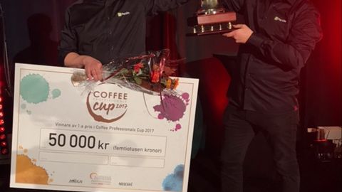 Martin Bäcklund, Umeå och Kalle Melander, Skellefteå är Nordens bästa kontorsbaristor.
