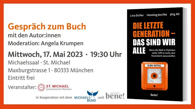 München: "Die Letzte Generation – das sind wir alle" | Gespräch zum Buch
