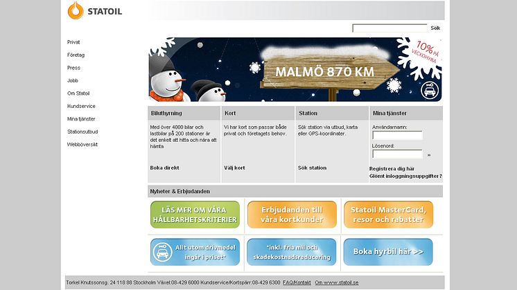 Statoil.se byter skepnad