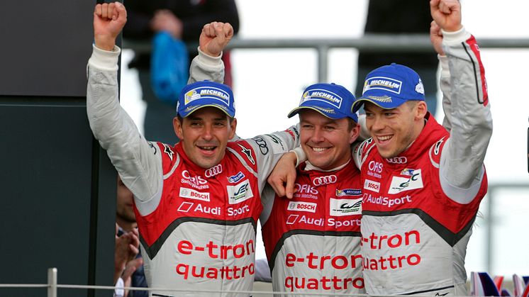 Audi #7 wins at Silverstone - Benoît Tréluyer, Marcel Fässler, André Lotterer