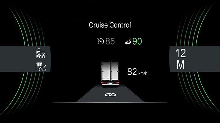 Scania führt AiCC Plus ein, eine neue Funktion zur Verbesserung der Kraftstoffeffizienz und für künftiges Platooning.