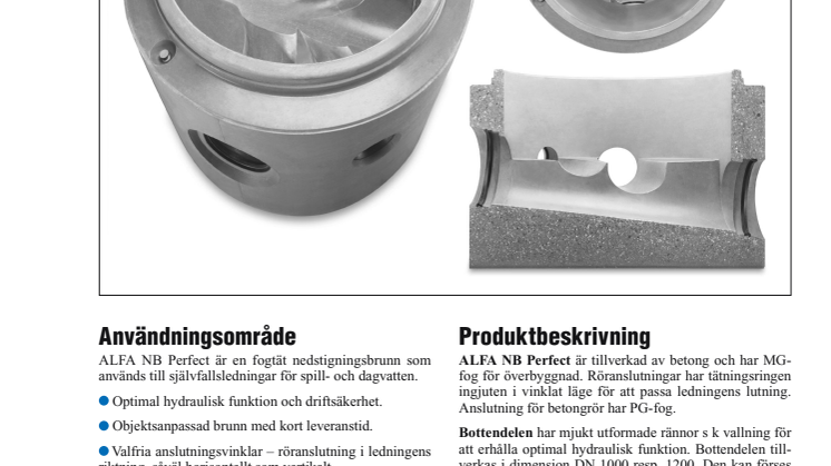 Meag Va-System AB satsar på den perfekta brunnen ALFA NB Perfect 