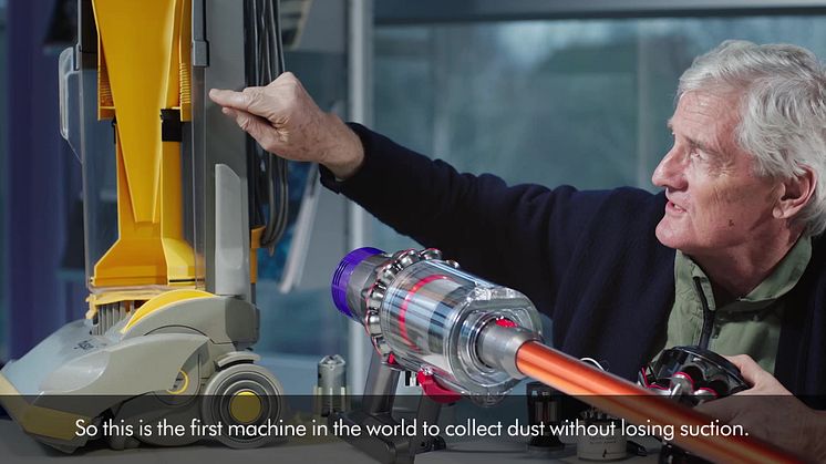 James Dyson talks about Dyson Cyclone v10 - Cyclone Technology