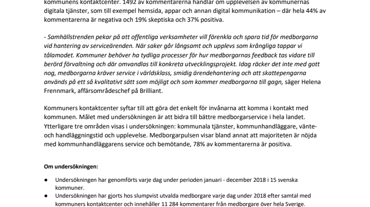  44% negativt inställda till kommuners digitala tjänster 