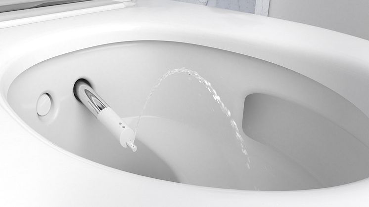 Geberit, AquaClean Mera -pesu-wc pesutoiminto
