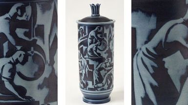 New acquisition: Lidded urn designed by Gunnar Nylund